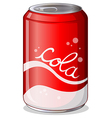 a can of cola vector image vector image