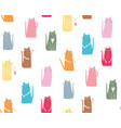 cats seamless pattern vector image