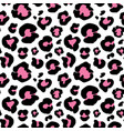 leopard skin hand drawn animal print drawing vector image vector image