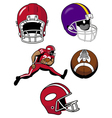 football equipment vector image