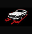 classic car vector image vector image