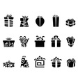gift box icons vector image