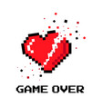 game over concept vector image