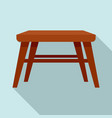 outdoor garden furniture icon flat style vector image