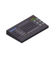 isometric midi controller vector image