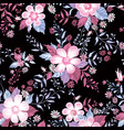 floral seamless pattern abstract ornamental vector image