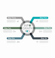 infographic design template with place for your vector image vector image