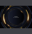 luxurious abstract circle background with golden vector image