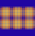 plaid fabric pattern seamless background textile vector image vector image