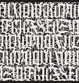 seamless pattern of capital gothic letters vector image vector image