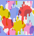 comic dripping blots background in pop art vector image
