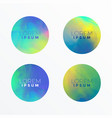 abstract modern circle colorful frame vector image