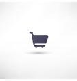 shopping cart icons vector image