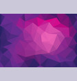abstract pink violet light low polygon background vector image