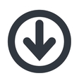 arrow isolated flat icon vector image vector image