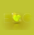heart with text esg vector image vector image