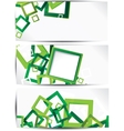 set of abstract colorful web headers and cards vector image