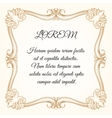 vintage baroque frame vector image vector image