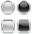 web buttons vector image