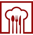 abstract restaurant sign vector image