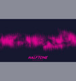 abstract torn red halftone sound wave vector image