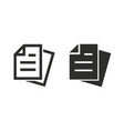 document icon vector image vector image