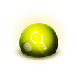 search magnifier web button magnify icon modern vector image