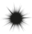 halftone star burst eps 10 vector image