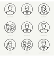 company avatars vector image vector image