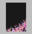 curved blank abstract dispersed confetti circle vector image vector image
