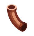 pipe isometric icon vector image vector image
