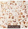 brown abstract watercolor hand made background vector image vector image