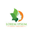 modern beauty logo design vector image vector image