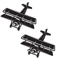 airplane icon on white background design element vector image vector image