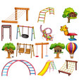 set playground element vector image