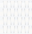abstract 3d white geometric background vector image vector image