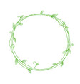 floral frame vector image