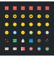 casino or poker icons set vector image