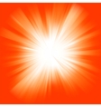 orange color burst vector image