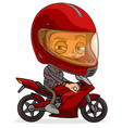 cartoon funny boy character ready for animation vector image