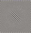halftone bloat effect optical abstract geometric vector image vector image
