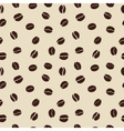 coffee beans pattern vector image