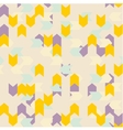chevron seamless pattern or tile background vector image