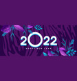 horizontal calendar 2022 tropical climate vector image vector image