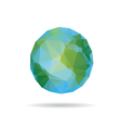 earth abstract isolated vector image