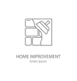 home improvement logotype design templates vector image
