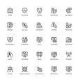 business and finance line icon 21 vector image