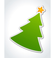 christmas tree vector image vector image