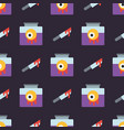 scary halloween seamless pattern background vector image vector image