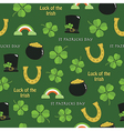 st patricks day pattern vector image